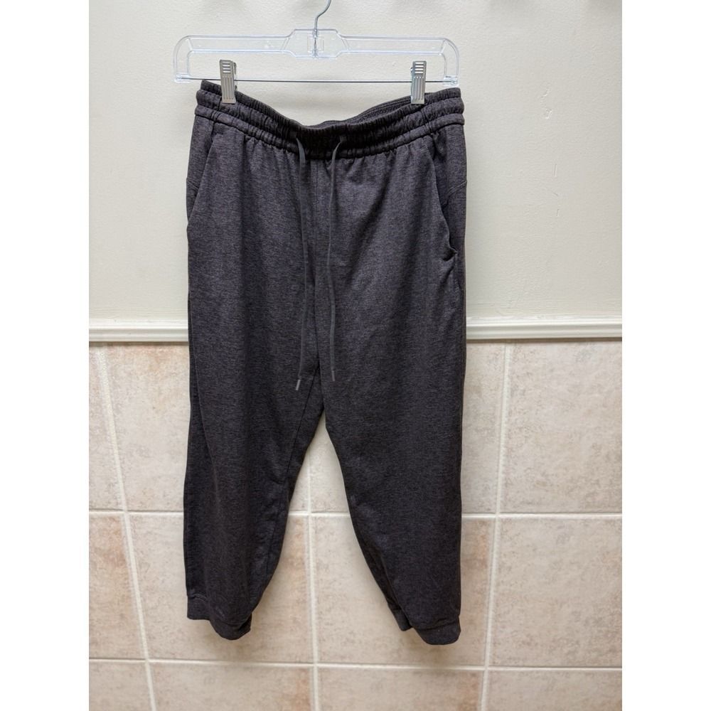 Lululemon Heathered Brown Performance Joggers Drawstring Waist Sz 6 - Picture 2 of 10